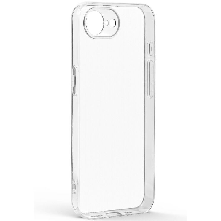 Силиконовый (TPU) чехол ArmorStandart Air Series для Apple iPhone 16e - Transparent: фото 2 из 6