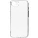 Силиконовый (TPU) чехол ArmorStandart Air Series для Apple iPhone 16e - Transparent (376461T). Фото 1 из 6