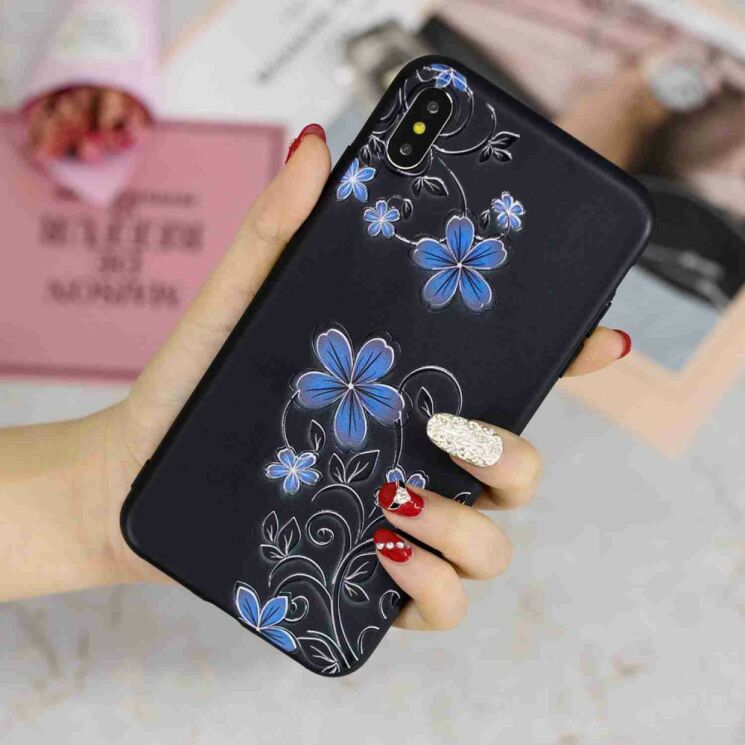 Силіконовий (TPU) чохол Deexe Life Style для Apple iPhone Xs Max - Beautiful Flowers: фото 7 з 7