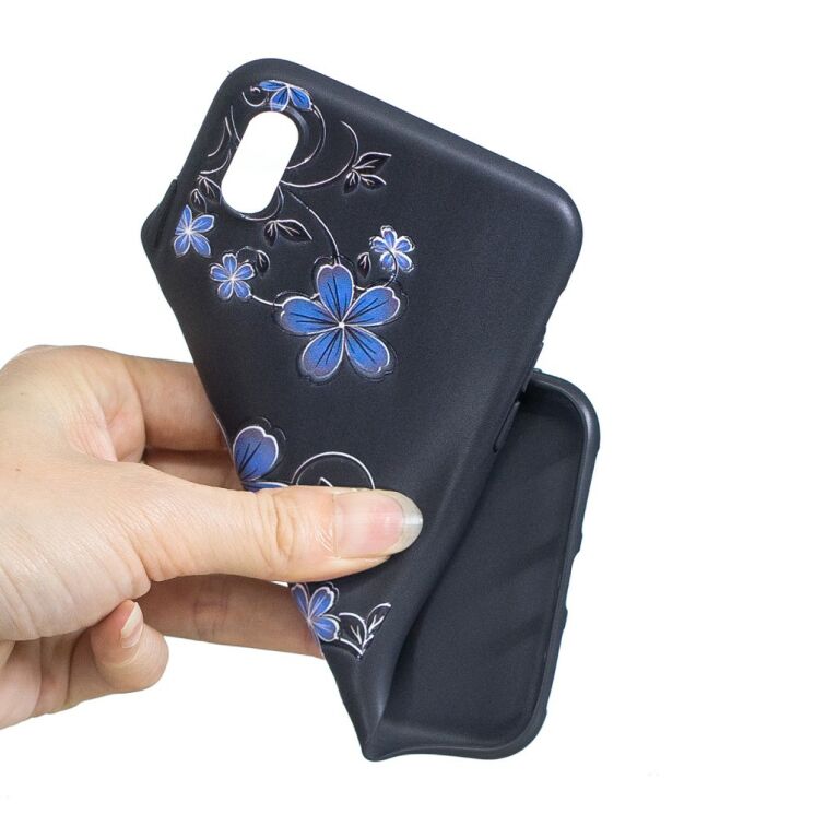 Силіконовий (TPU) чохол Deexe Life Style для Apple iPhone Xs Max - Beautiful Flowers: фото 6 з 7