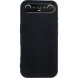 Силіконовий (TPU) чохол Deexe Matte Case для TECNO Camon Slim - Black (433008B). Фото 4 з 7