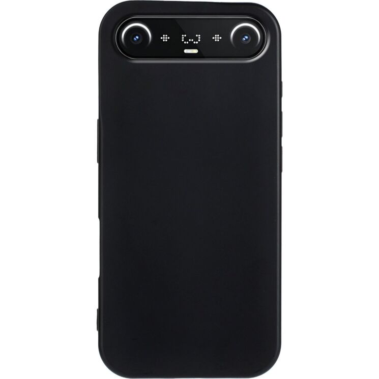 Силіконовий (TPU) чохол Deexe Matte Case для TECNO Camon Slim - Black: фото 4 з 7