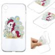 Силиконовый (TPU) чехол Deexe Pretty Glossy для Apple iPhone XR - Unicorn (209151D)