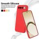 Силіконовий (TPU) чохол Deexe Silicone Case для Realme 16 - Red (412306R). Фото 4 з 9