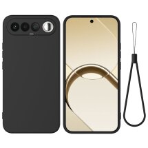 Силіконовий (TPU) чохол Deexe Silicone Case для Realme 16 - Black: фото 1 з 9