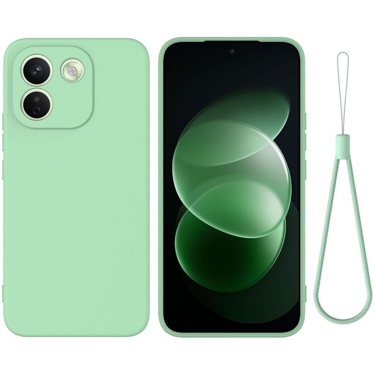 Силиконовый (TPU) чехол Deexe Silicone Case для Xiaomi Redmi Note 17 Pro Max - Green: фото 1 из 9