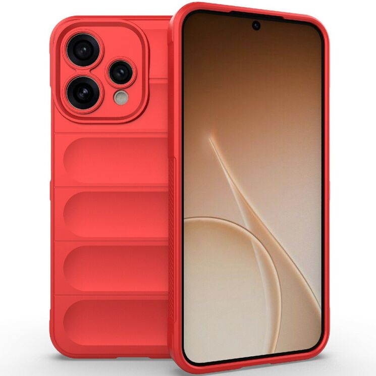 Силиконовый (TPU) чехол Deexe Terra Case для OPPO Reno 15 - Red: фото 1 из 5