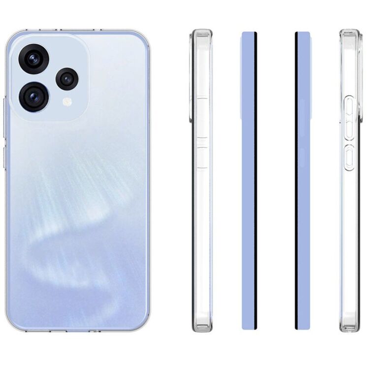 Силиконовый (TPU) чехол Deexe UltraThin для OPPO Reno 15 - Transparent: фото 5 из 5