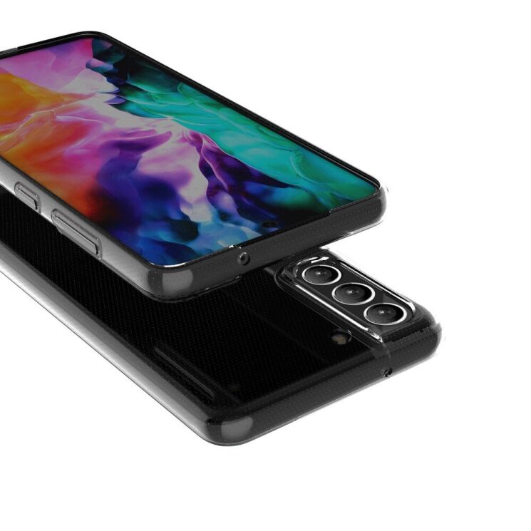 Силиконовый (TPU) чехол Deexe UltraThin для Samsung Galaxy S21 FE (G990) - Transparent: фото 6 из 8