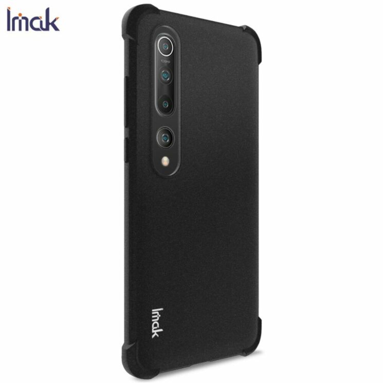 Силиконовый (TPU) чехол IMAK Airbag Case для Xiaomi Mi 10 / Mi 10 Pro - Matte Black: фото 3 из 12