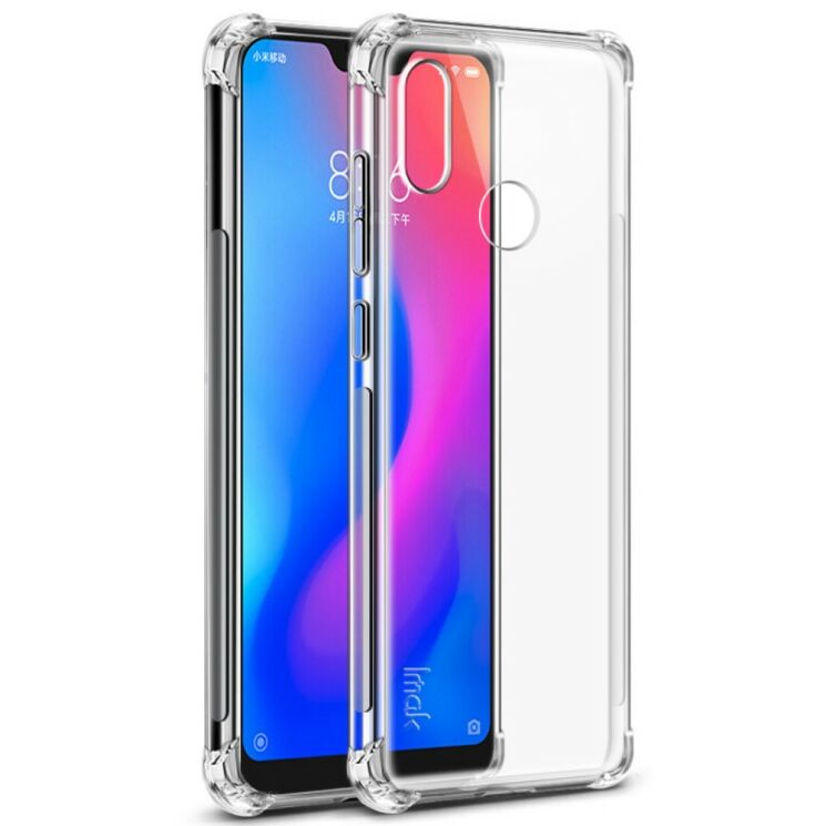 Силиконовый (TPU) чехол IMAK Airbag MAX для Xiaomi Redmi 6 Pro / Mi A2 Lite - Transparent: фото 1 из 10