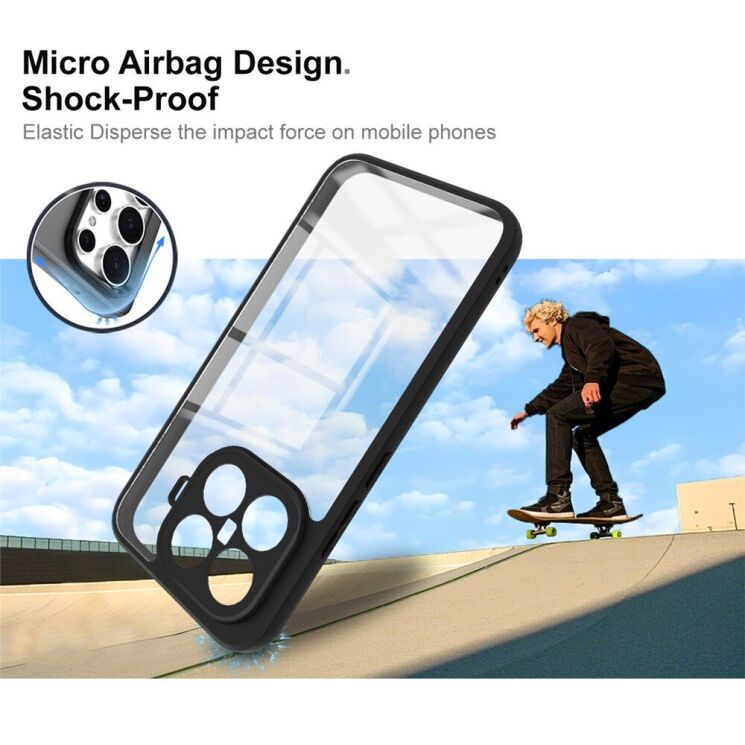 Силіконовий (TPU) чохол IMAK UX-9A Series для Xiaomi 15T Pro - Black: фото 9 з 11