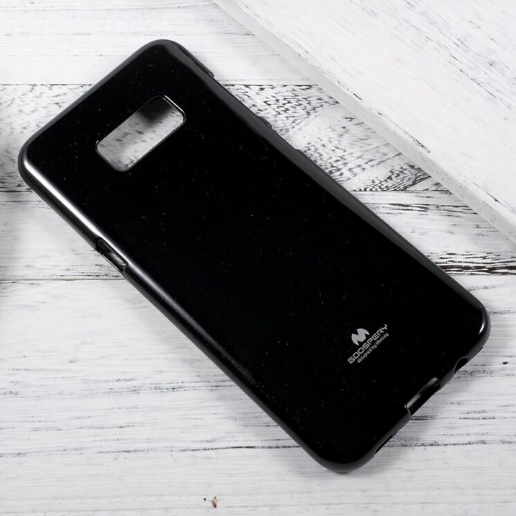 Силиконовый (TPU) чехол MERCURY iJelly для Samsung Galaxy S8 (G950) - Black: фото 2 из 7