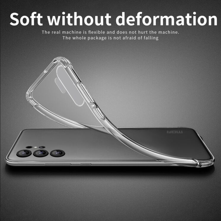 Силиконовый (TPU) чехол MOFI Thin Guard для Samsung Galaxy S25 Ultra (S938) - Transparent: фото 4 из 11