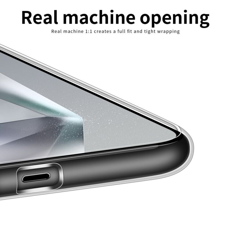Силиконовый (TPU) чехол MOFI Thin Guard для Samsung Galaxy S25 Ultra (S938) - Transparent: фото 9 из 11