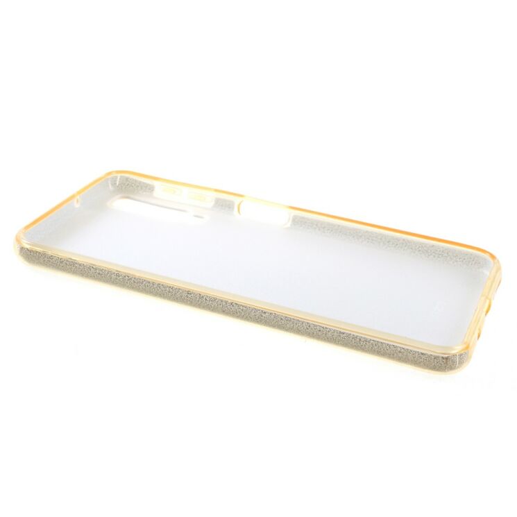 Силиконовый (TPU) чехол UniCase Glitter Cover для Samsung Galaxy A7 2018 (A750) - Gold: фото 3 из 3