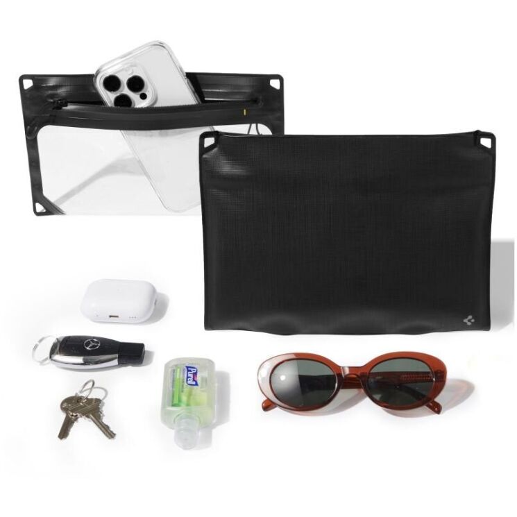 Влагозащитный чехол Spigen A640 Universal Waterproof Bag (AMP09746) - Black: фото 5 из 9