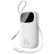 Внешний аккумулятор Baseus EnerFill FC31 22.5W (10000mAh) + кабель Type-C + Lightning (PPQD3) - White (995799W). Фото 1 из 18