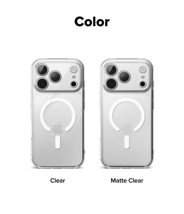 Защитный чехол Ringke Fusion Magnetic для iPhone 18 Pro Max (8800380461574) - Clear: фото 18 из 20