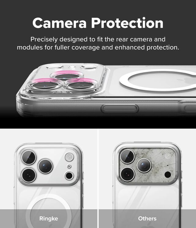 Защитный чехол Ringke Fusion Magnetic для iPhone 18 Pro Max (8800380461574) - Clear: фото 12 из 20