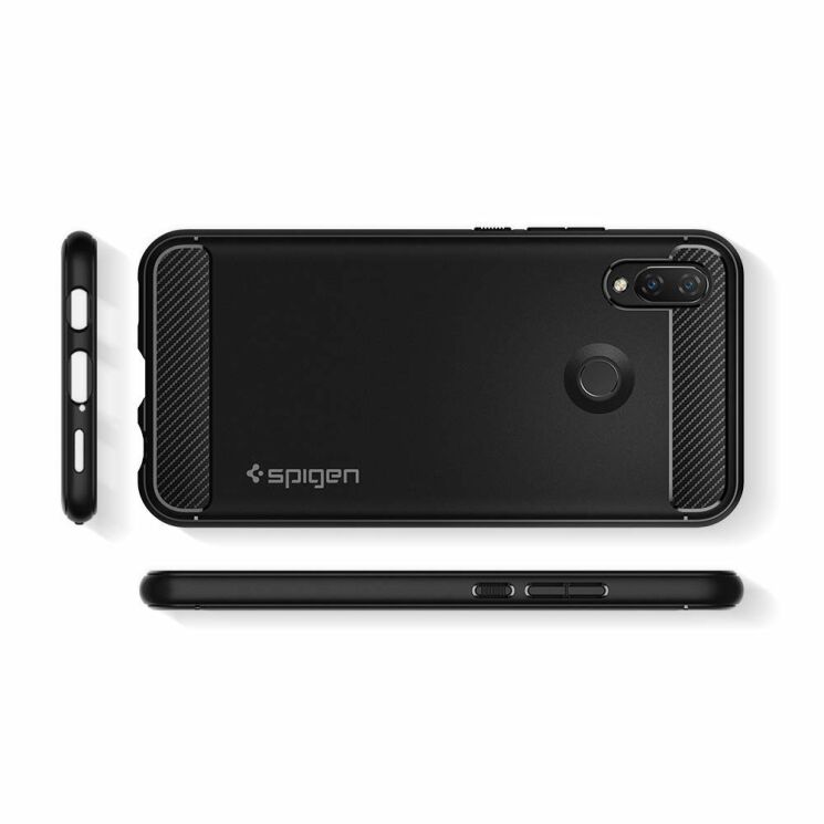 Защитная накладка Spigen SGP Rugged Armor для Huawei P Smart Plus - Black: фото 7 из 8