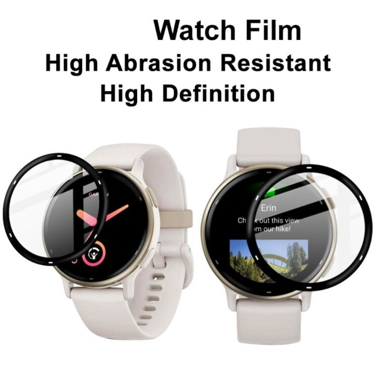 Защитная пленка IMAK Watch Film для Garmin Vivoactive 5 - Black: фото 5 из 9