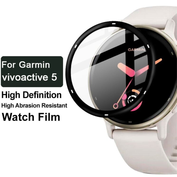 Защитная пленка IMAK Watch Film для Garmin Vivoactive 5 - Black: фото 4 из 9