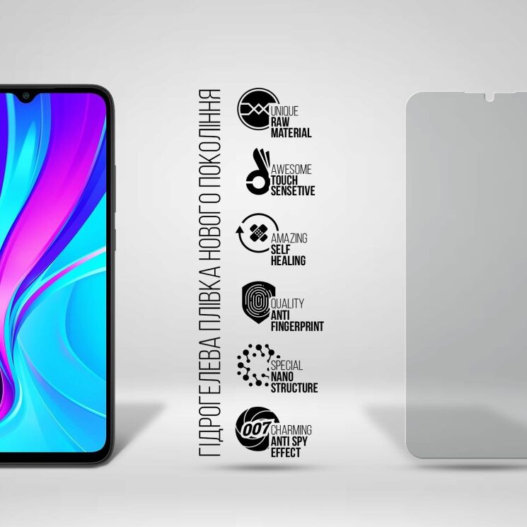 Захисна плівка на екран ArmorStandart Anti-spy для Xiaomi Redmi 9C: фото 2 з 6