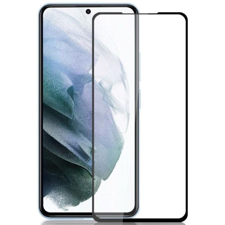 Защитное стекло AMORUS Full Glue Tempered Glass для Samsung Galaxy S23 Plus - Black: фото 1 из 7