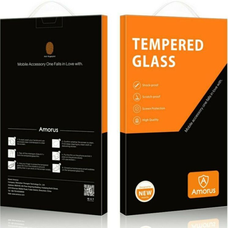 Захисне скло AMORUS Ultra Clear для Motorola Moto G17 Power: фото 8 з 8