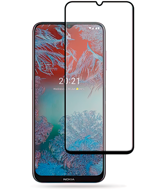 Защитное стекло Deexe 5D Full Glue для Nokia G10 / G20 - Black: фото 1 из 1