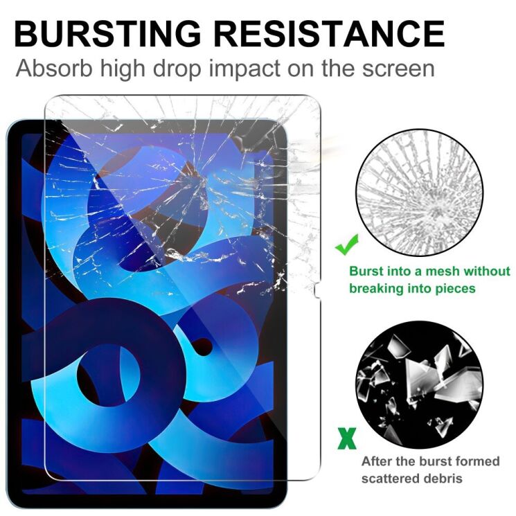 Захисне скло Deexe Clear Glass для Apple iPad Air 11 M3/M2 (2025/2024) - Transparent: фото 4 з 4