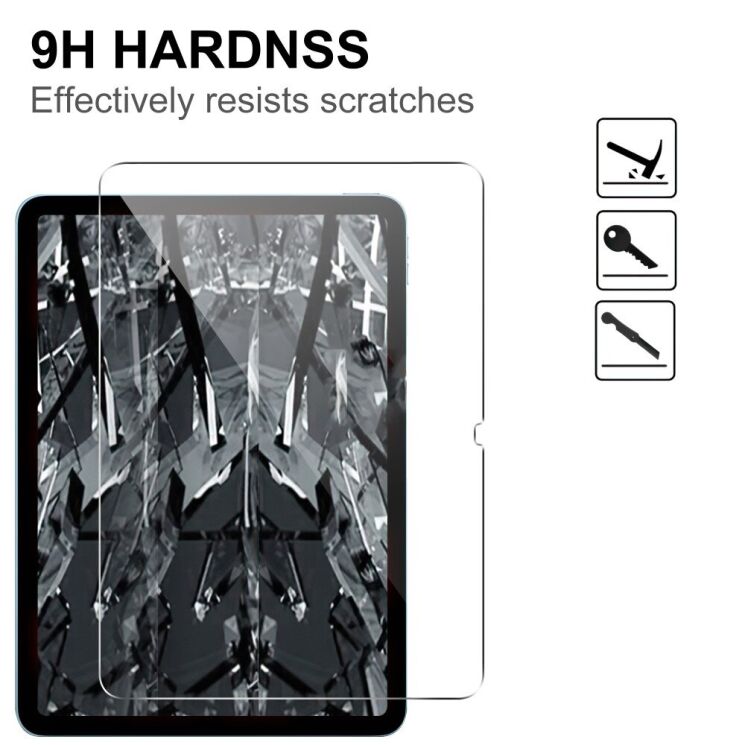 Захисне скло Deexe Clear Glass для Apple iPad Air 11 M3/M2 (2025/2024) - Transparent: фото 3 з 4