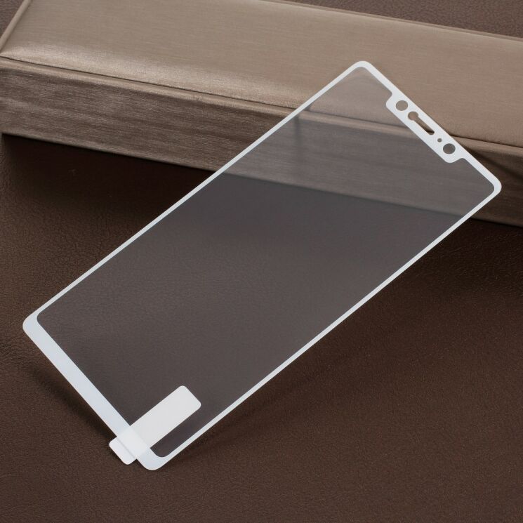Захисне скло Deexe Full Coverage для Xiaomi Mi 8 - White: фото 2 з 5