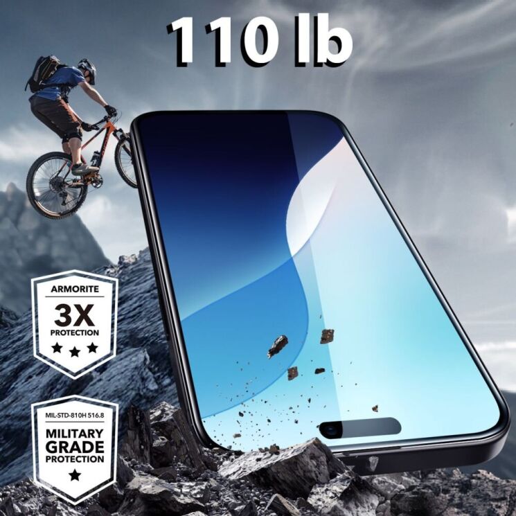 Защитное стекло ESR Armorite для Apple iPhone 16 Pro (4894240236055): фото 2 из 4