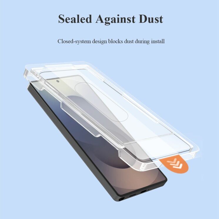 Защитное стекло LEREACH Tempered Glass Full Screen Protector для Samsung Galaxy S25 Ultra (S938) - Black (379558B) Защитное стекло LEREACH Tempered Glass Full Screen Protector для Samsung Galaxy S25 Ultra (S938) - Black: фото 5 из 11