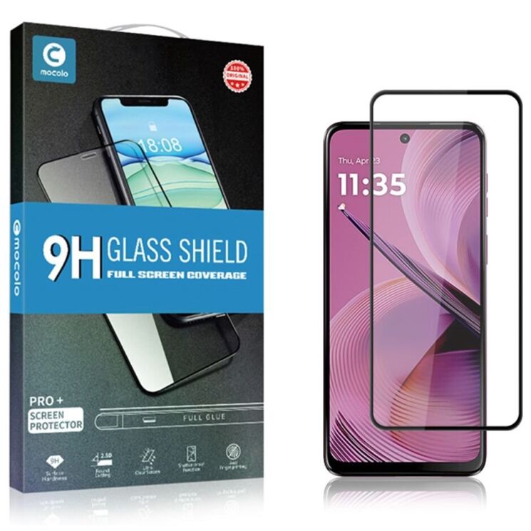 Защитное стекло MOCOLO Full Glue Cover для Motorola Moto G55 - Black: фото 10 из 10