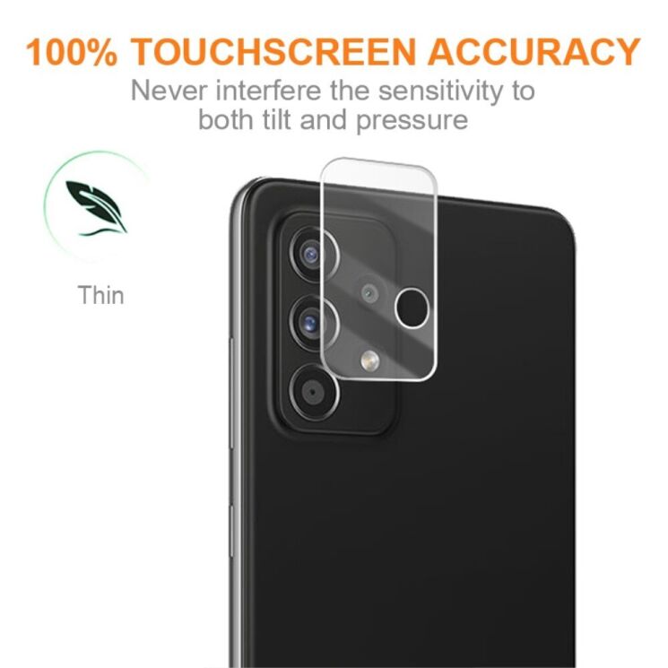 Защитное стекло на камеру AMORUS Lens Protector для Samsung Galaxy A53 (A536): фото 3 из 7