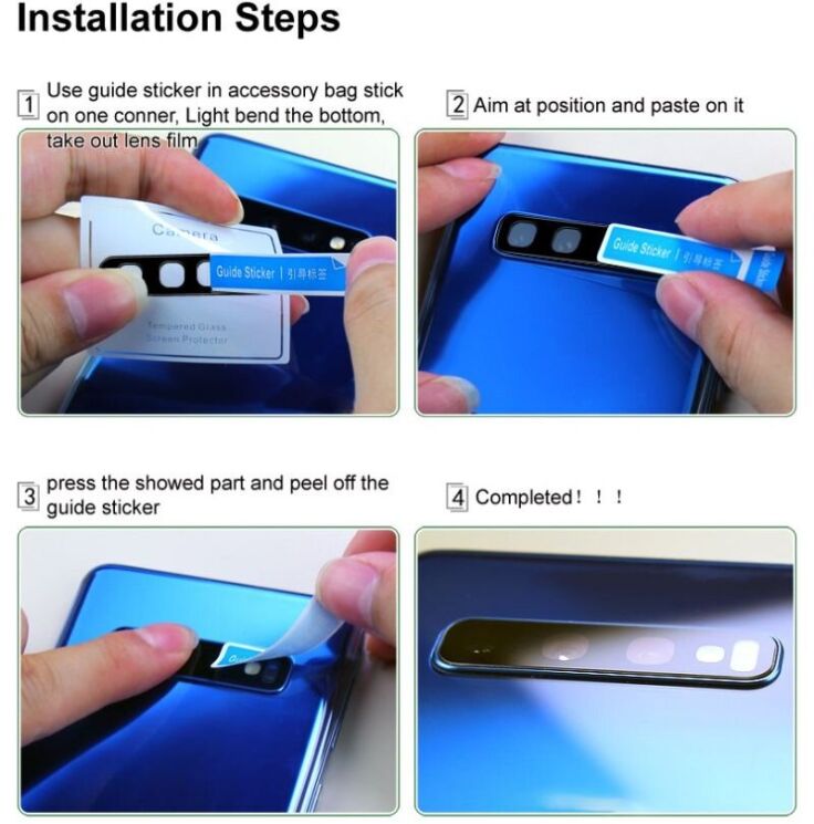 Защитное стекло на камеру IMAK Black Glass Lens для Samsung Galaxy A26 (A266) - Black: фото 7 из 8