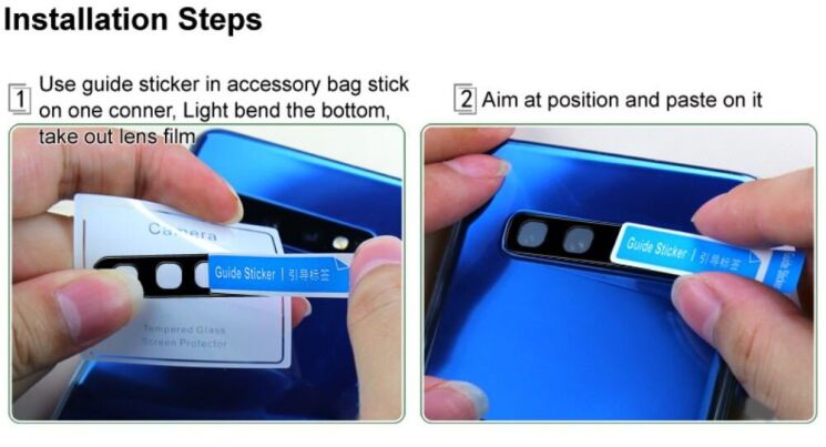 Защитное стекло на камеру IMAK Black Glass Lens для Samsung Galaxy S24 Plus - Black: фото 9 из 11