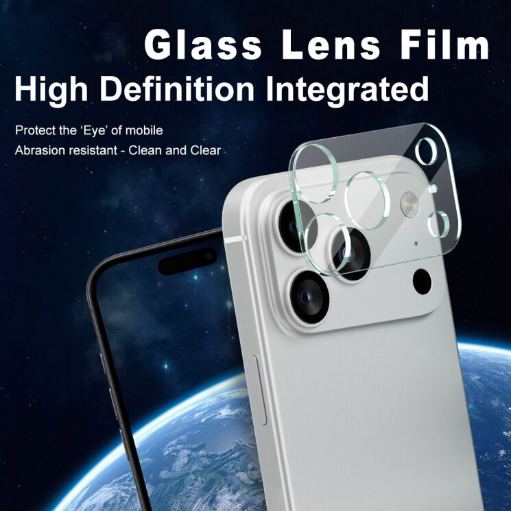 Захисне скло на камеру IMAK Integrated Lens Protector для Apple iPhone 17 Pro Max: фото 2 з 7