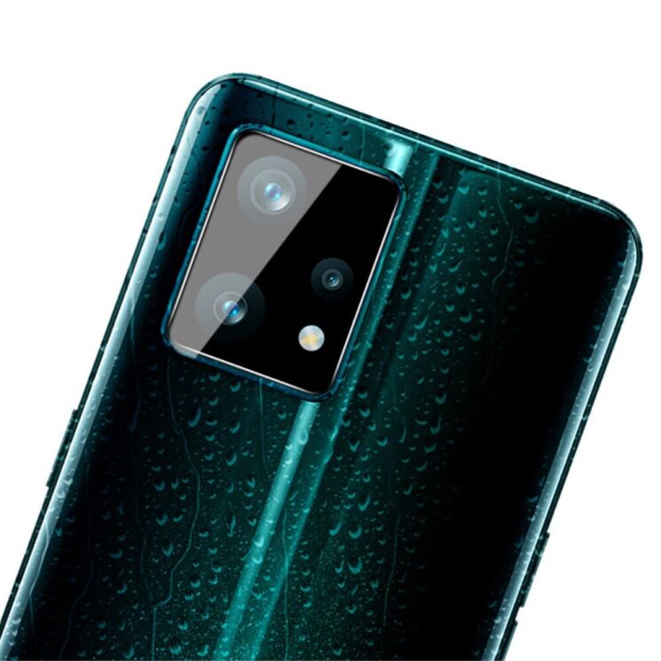 Защитное стекло на камеру IMAK Integrated Lens Protector для Realme 9 Pro+ / 9 4G - Black: фото 4 из 14
