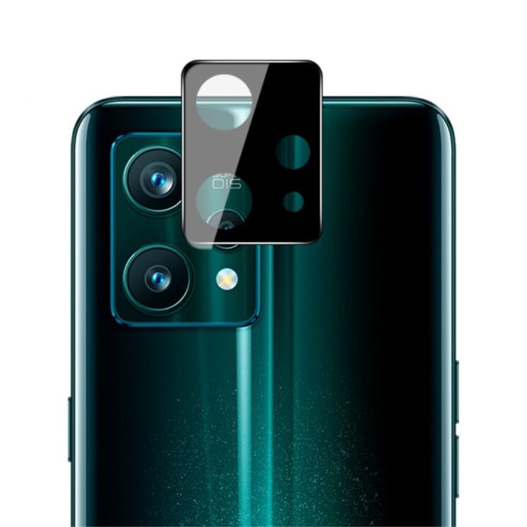 Защитное стекло на камеру IMAK Integrated Lens Protector для Realme 9 Pro+ / 9 4G - Black: фото 3 из 14