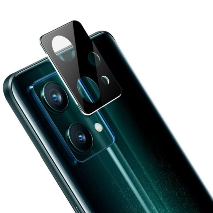 Защитное стекло на камеру IMAK Integrated Lens Protector для Realme 9 Pro+ / 9 4G - Black: фото 2 из 14