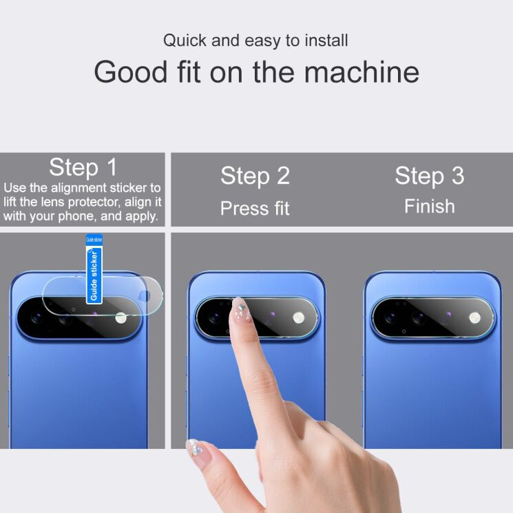 Защитное стекло на камеру IMAK Lens Protector для Google Pixel 11 Pro XL: фото 5 из 8