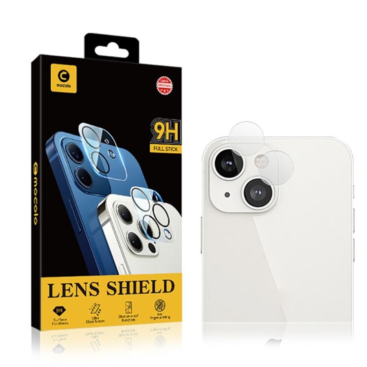 Захисне скло на камеру MOCOLO Camera Protector для Apple iPhone 15 Plus - Transparent: фото 5 з 5