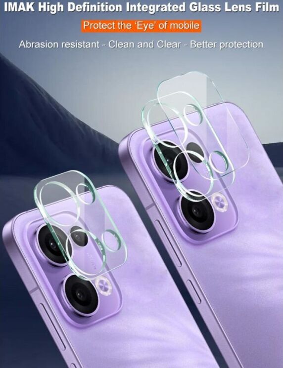 Защитное стекло на заднюю камеру IMAK Integrated Lens Protector для OPPO Reno 13 5G: фото 7 из 10