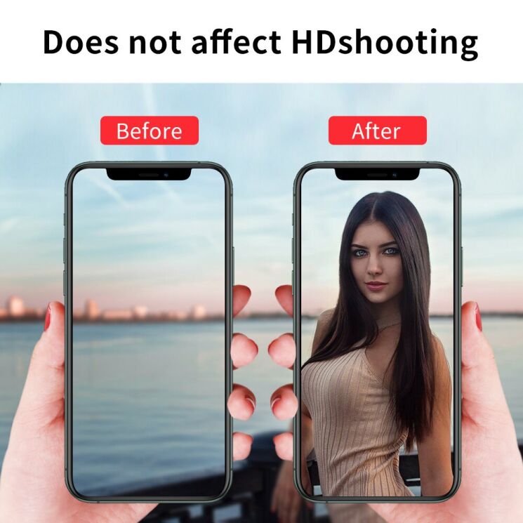 Защитное стекло на заднюю камеру Deexe Lens Protector для iPhone 11: фото 14 из 14