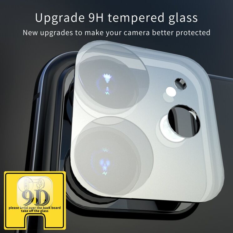Защитное стекло на заднюю камеру Deexe Lens Protector для iPhone 11: фото 7 из 14