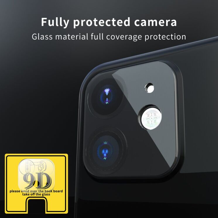 Защитное стекло на заднюю камеру Deexe Lens Protector для iPhone 11: фото 8 из 14